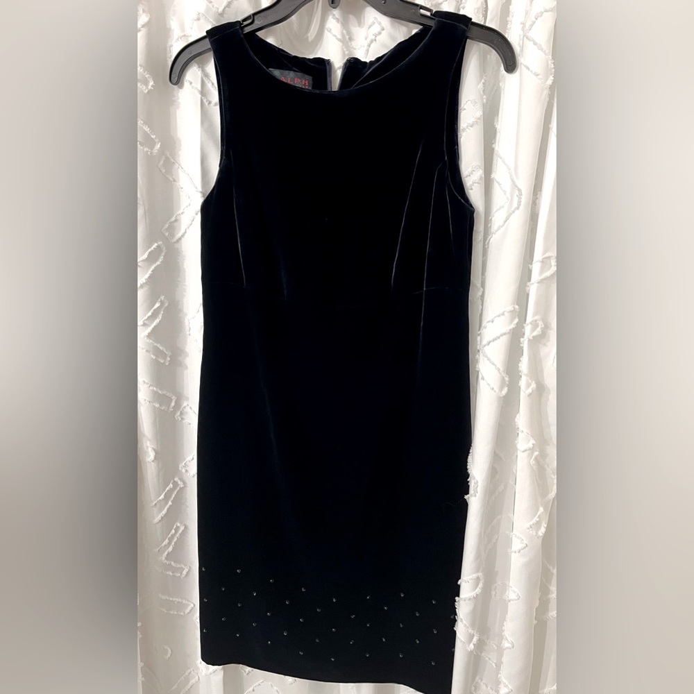 RALPH - RALPH LAUREN VELVET DRESS SIZE 2 IN GREAT CONDITION